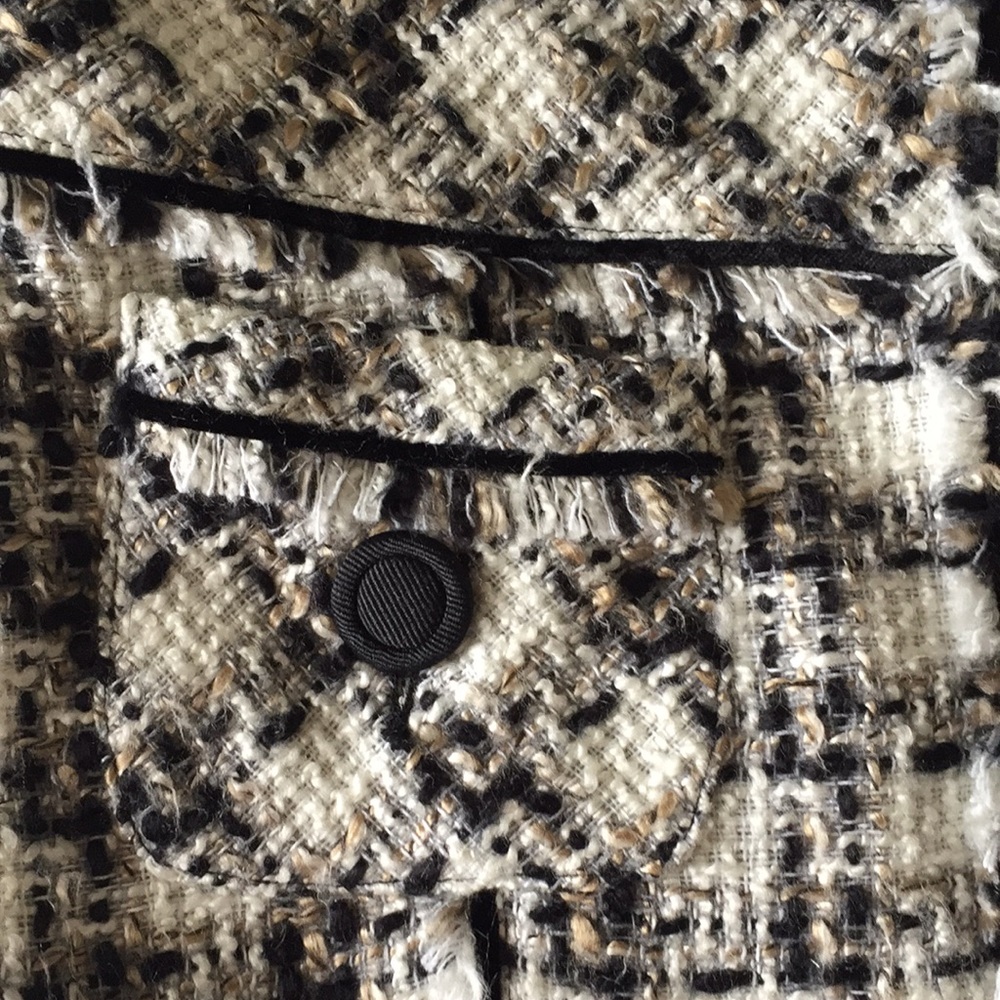 Anthropologie Elevenses Snapshot Tweed Jacket - Picture 10 of 10